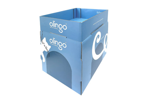olingo Katzenbox mit Aufsteckrahmen Größe M - zum Testen